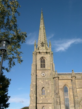 The tower of St Michael's Church.