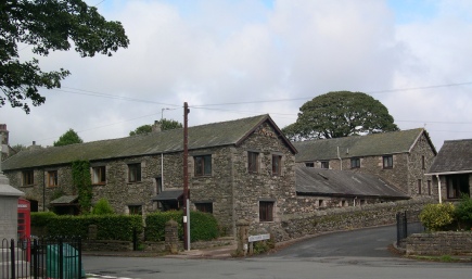 Stone houses on the edge of Lindal village.