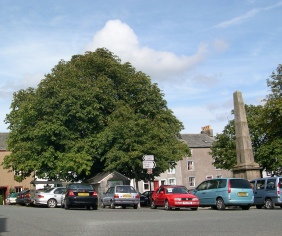 Square in the centre of Broughton.